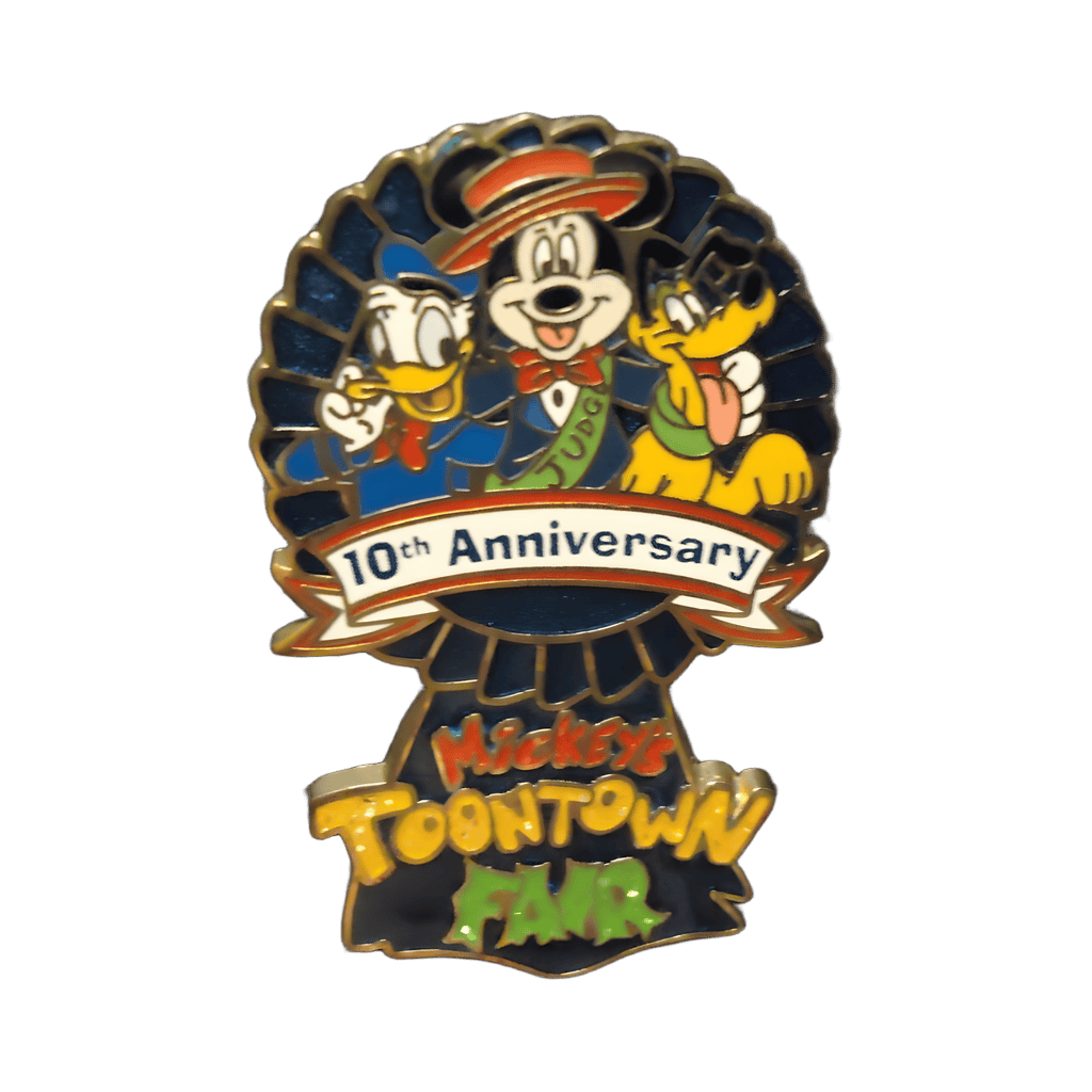 10th Anniversary Ribbon Disney pin