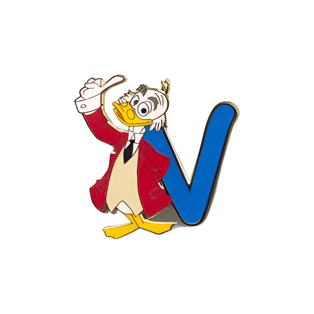 V is for Von Drake Disney pin