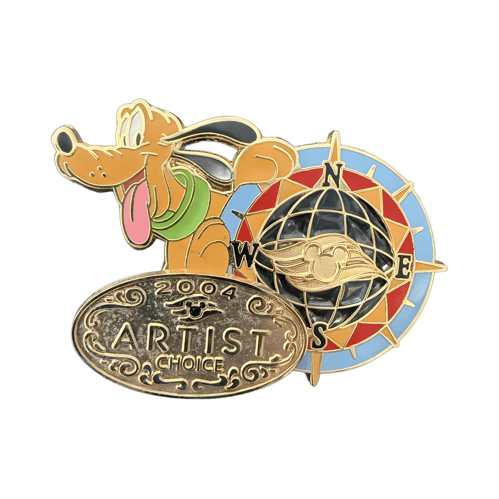 Pluto compass 2004 Artist Choice Disney pin