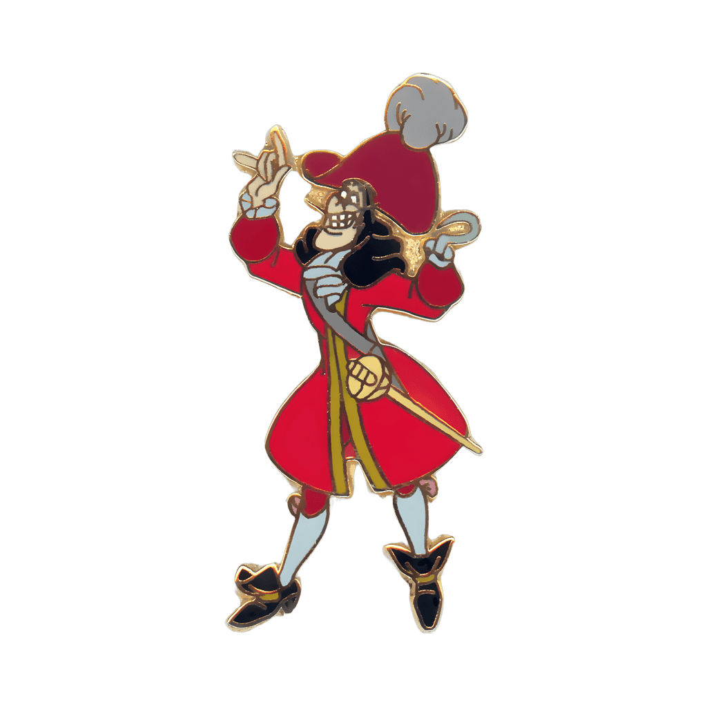 Captian Hook Walking Disney pin
