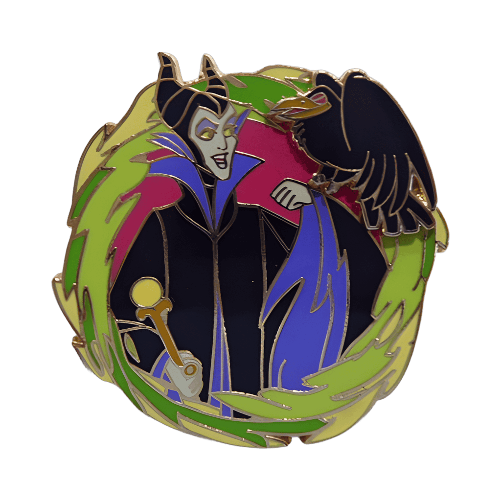 Maleficent and Diablo Disney pin