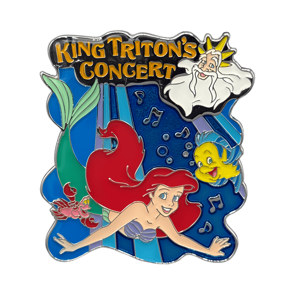 King Triton’s Concert - Ariel, Flounder and Sebastian Disney pin