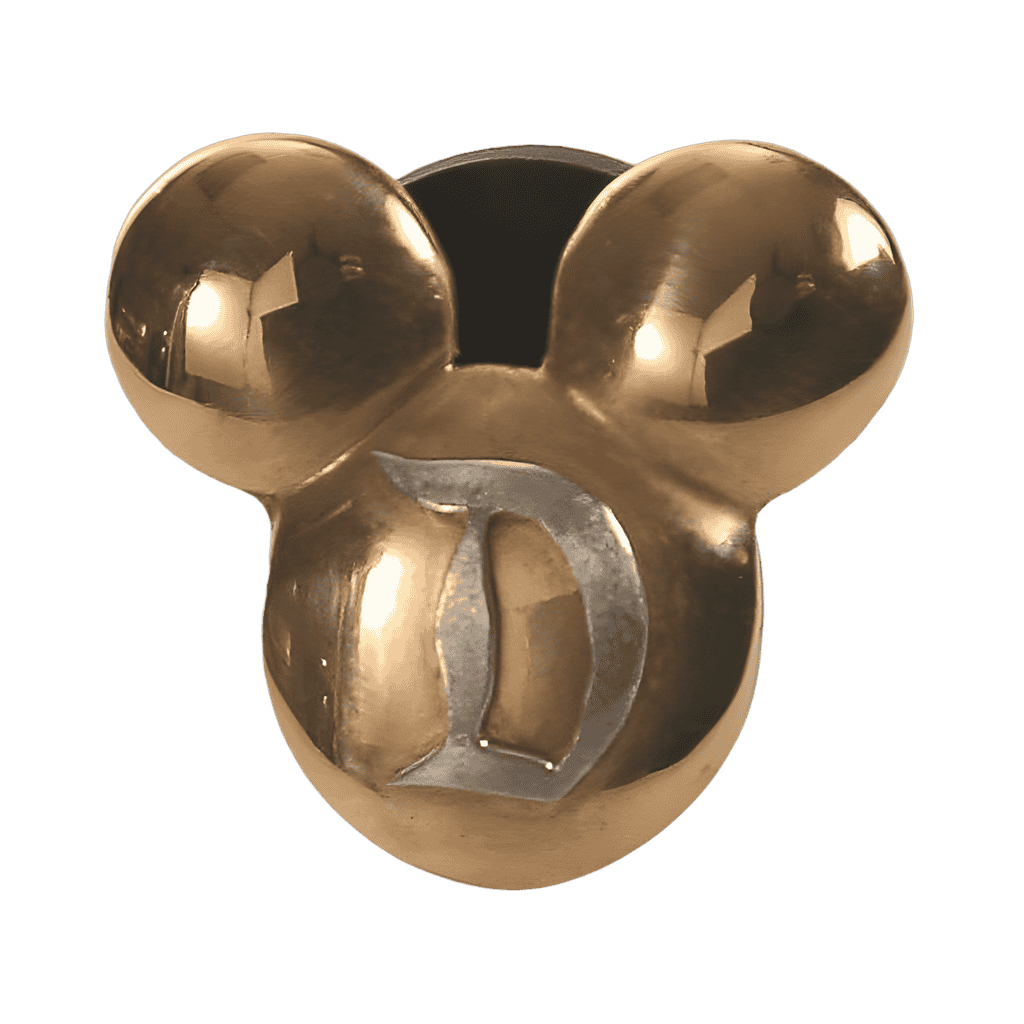Gold Mickey Ears with "D" Executive Gift Pin Disney pin