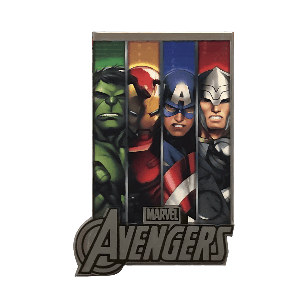 Split Heroes Poster Disney pin
