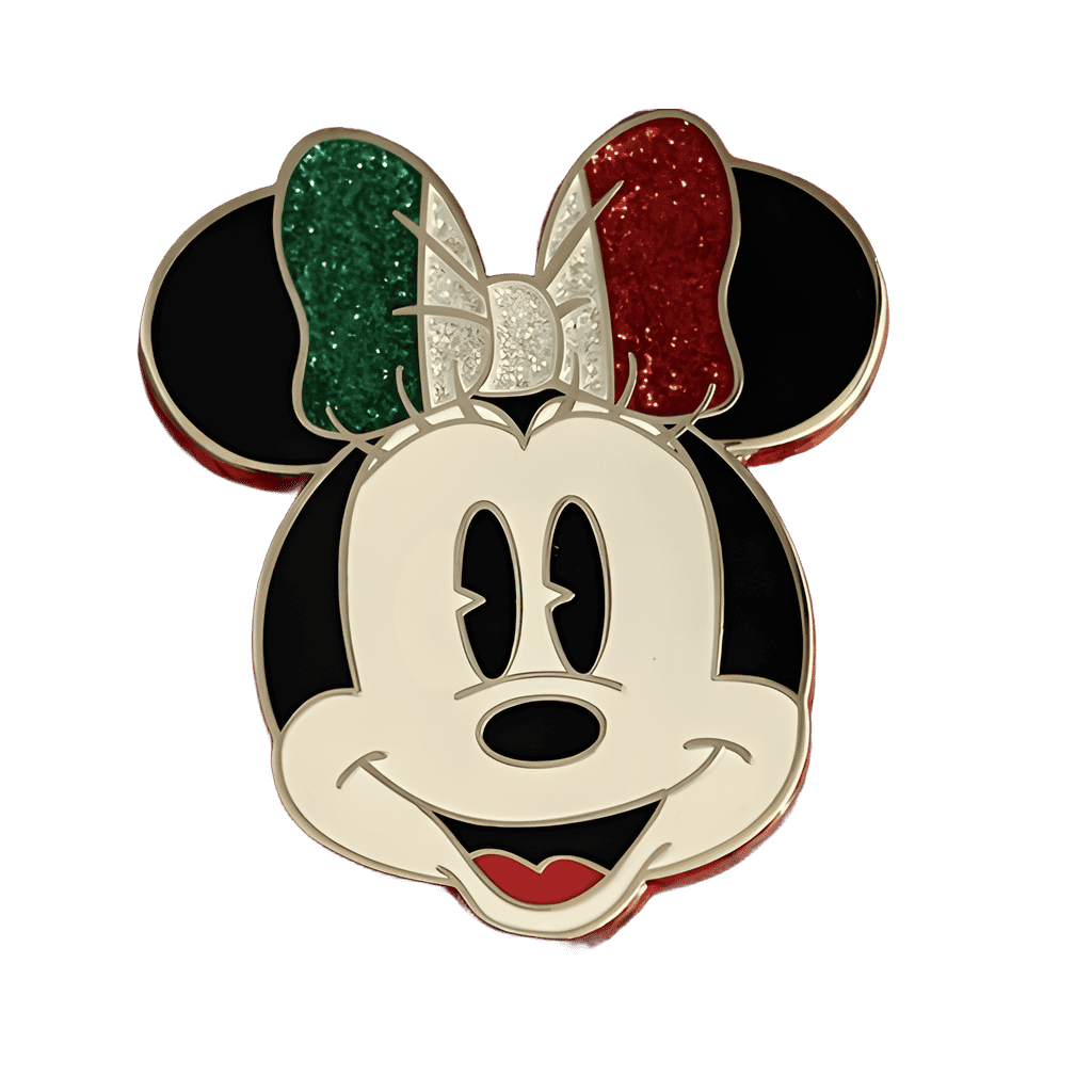 Minnie Mouse with Italian Flag Bow Disney pin