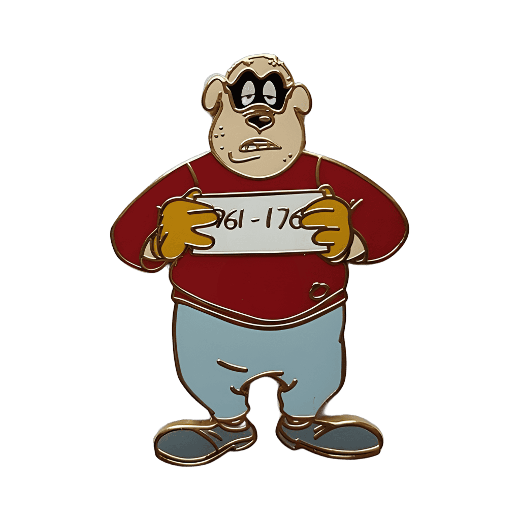 Burger Beagle Mug Shot Disney pin