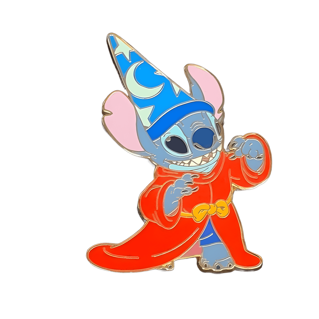 Stitch as Sorcerer Mickey Disney pin