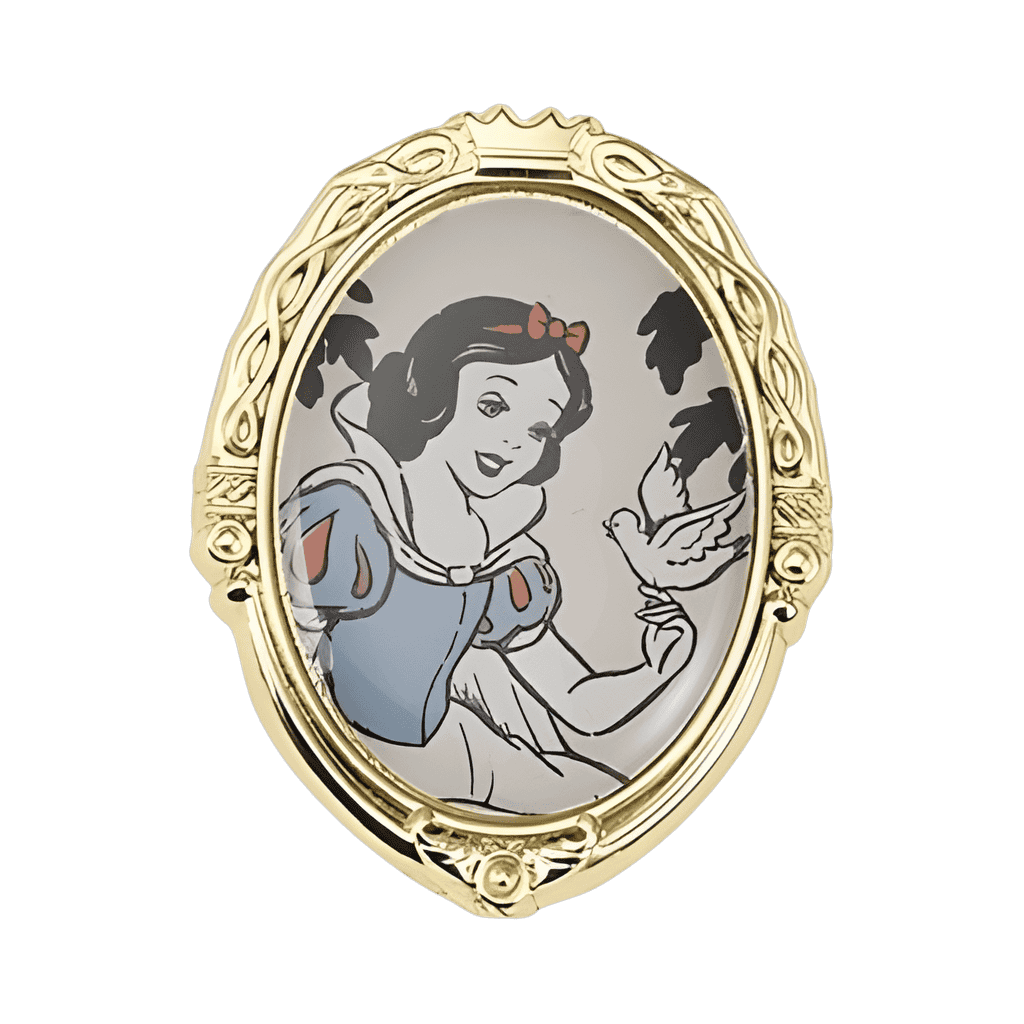 Snow White and Dove in Mirror Disney pin