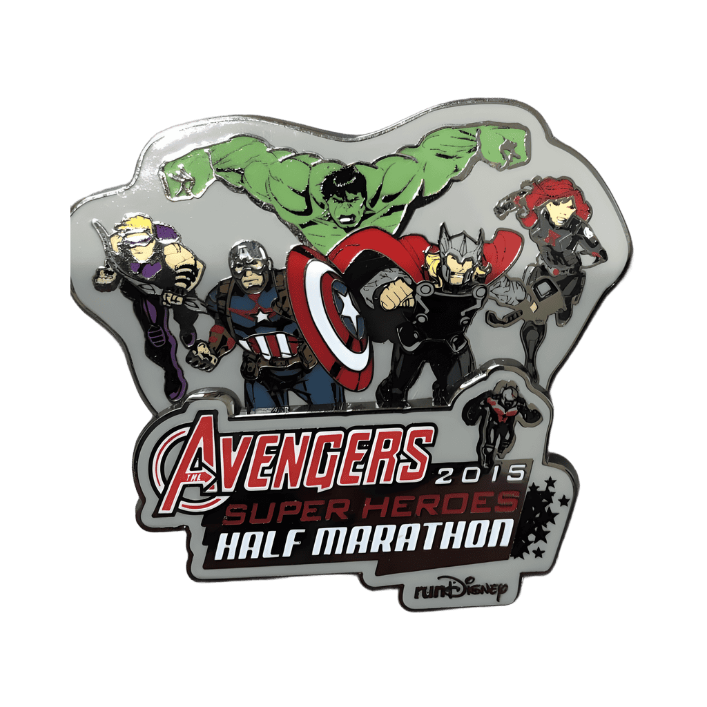Avengers Super Heroes Half Marathon Disney pin