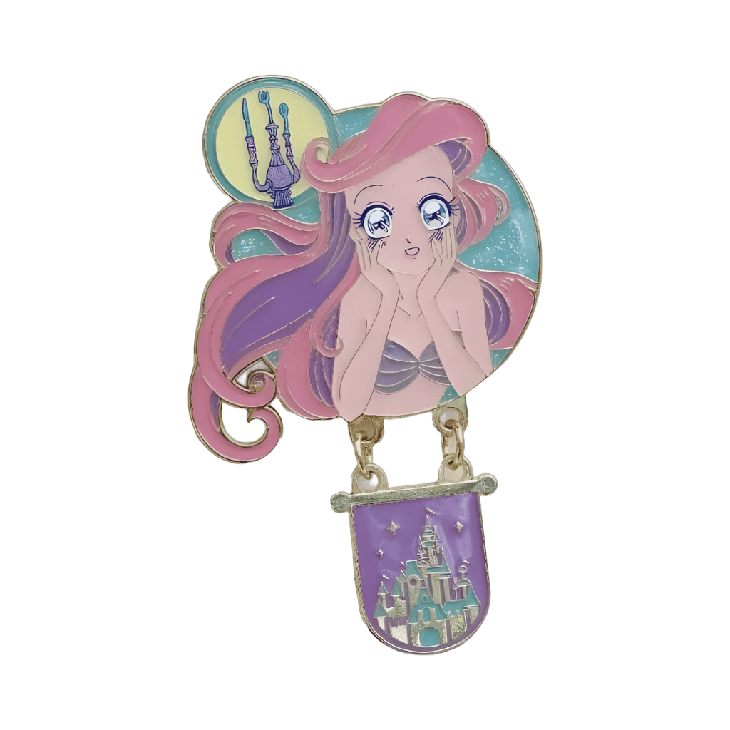 Ariel Manga Castle Disney pin
