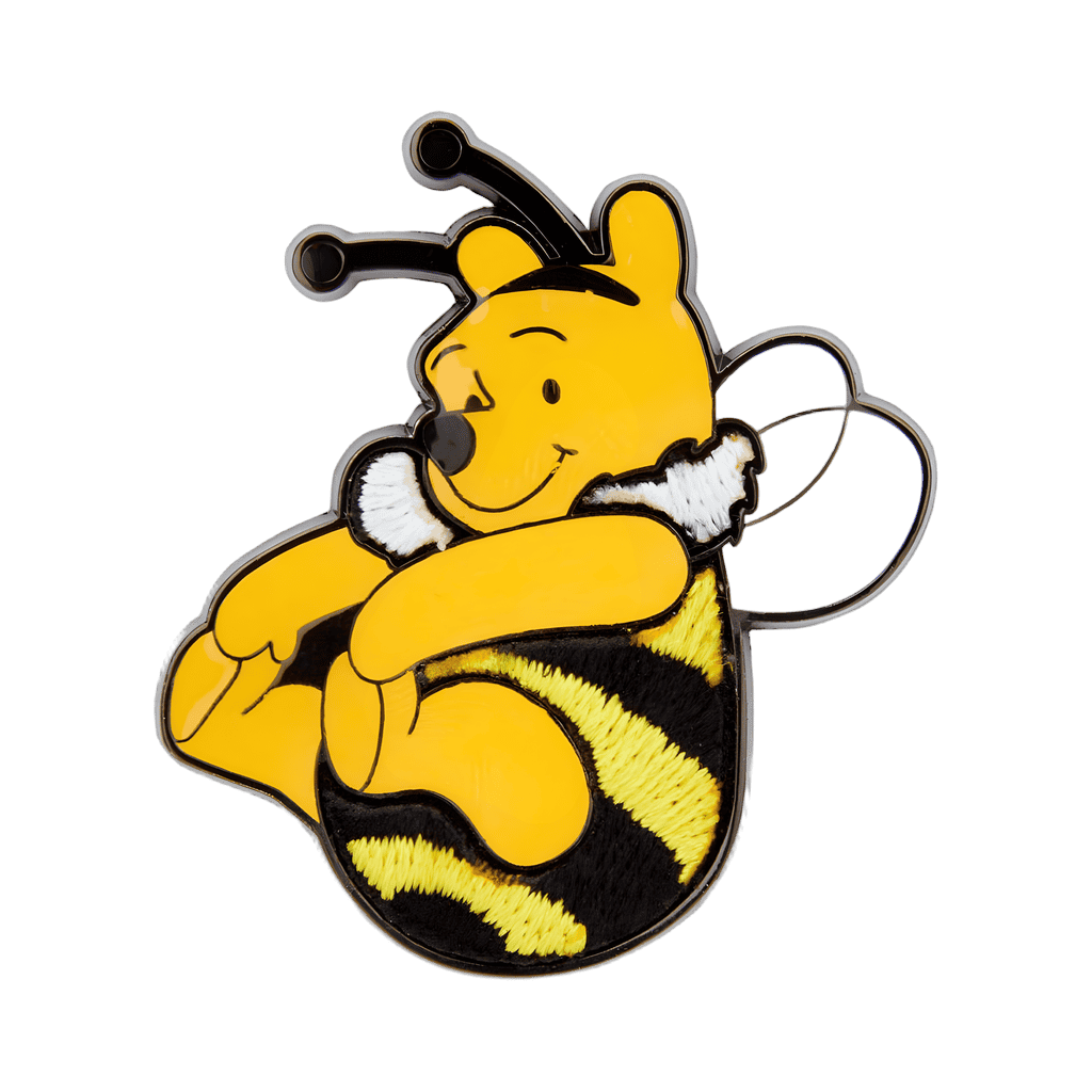 Pooh Embroidered Bumblebee Disney pin