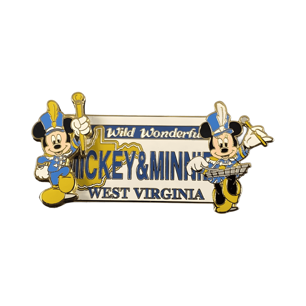 West Virginia - Mickey & Minnie - Wild Wonderful Disney pin