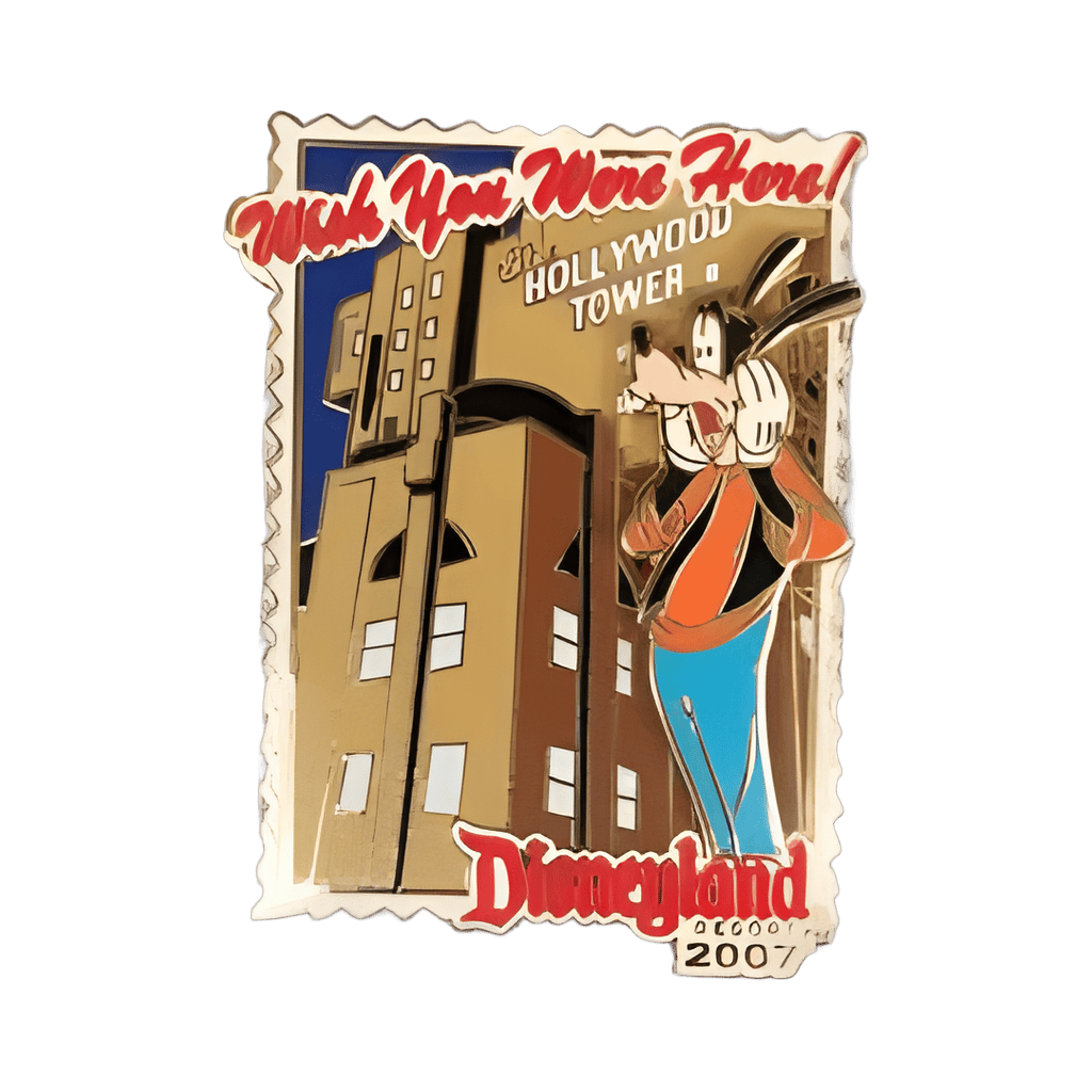 Goofy on Holl6wood Tower of Terror Disney pin