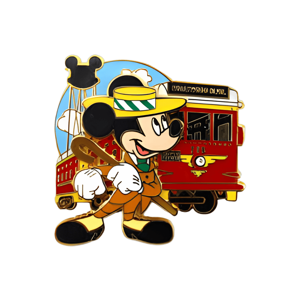 Red Trolly / Mickey Mouse (August) Disney pin