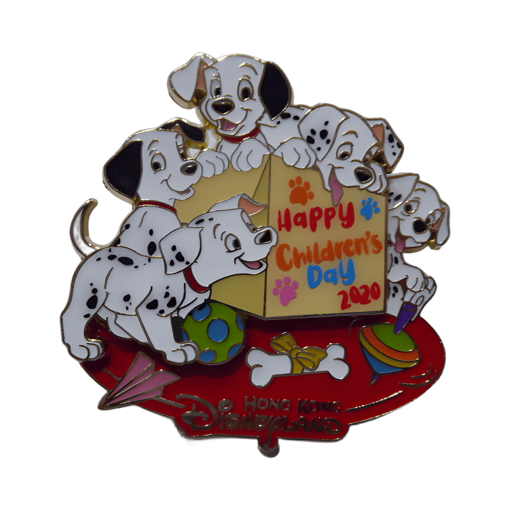 2020 - 101 Dalmatians Puppies - Lucky, Rolly, Penny, Pepper, Freckles Disney pin