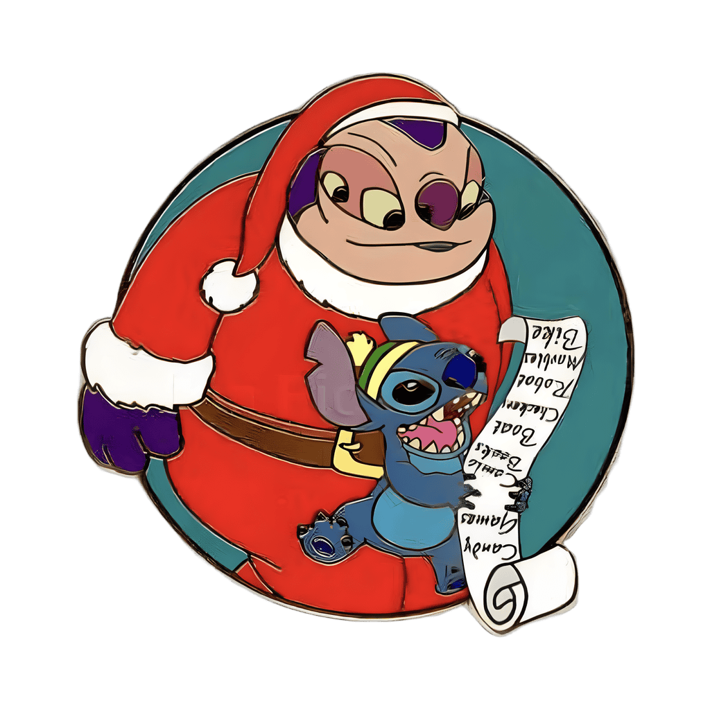 Christmas Stitch and Jumba Disney pin