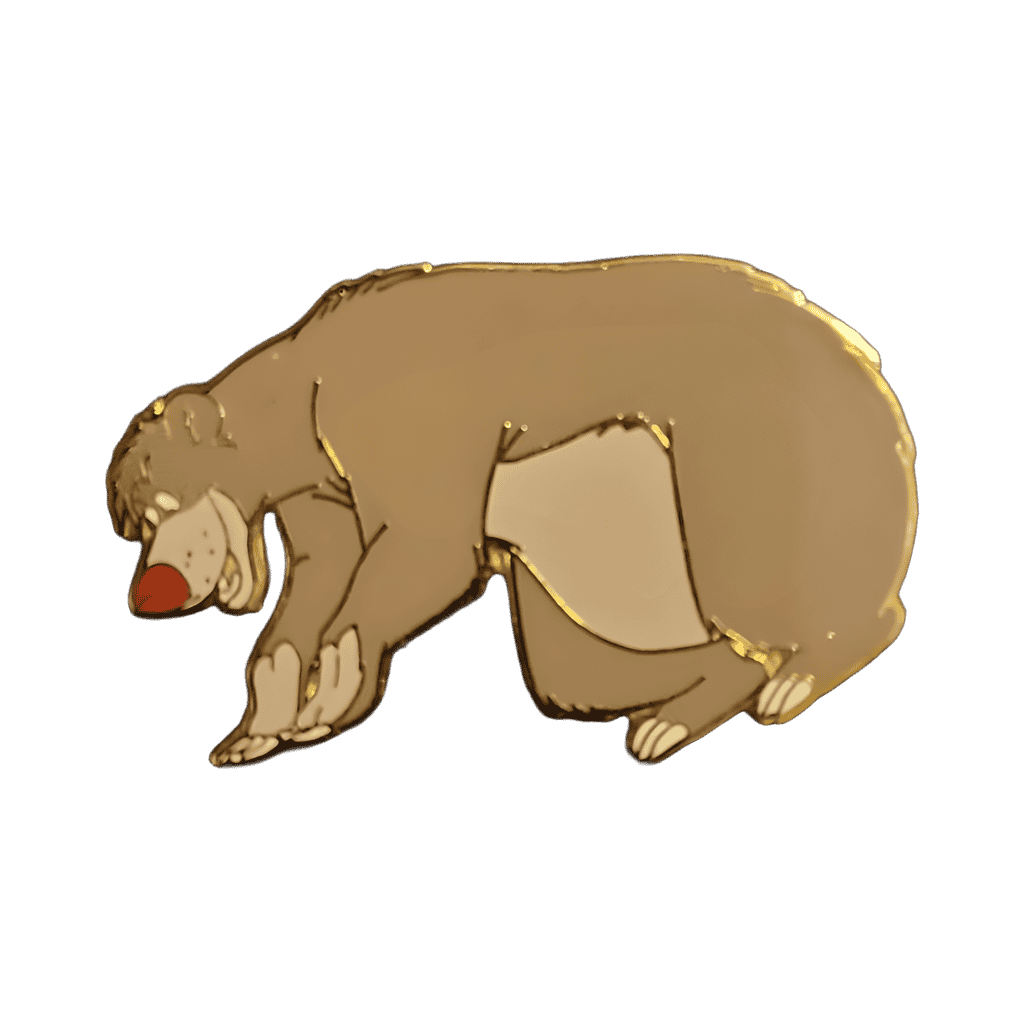 Baloo w/Hands Out Front Disney pin