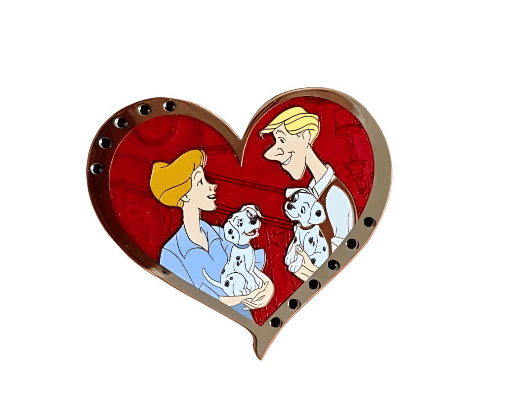 Roger and Anita Disney pin