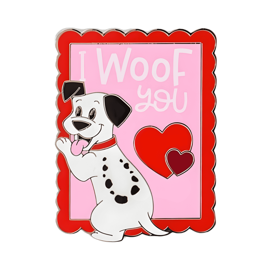 Lucky - I woof you Disney pin