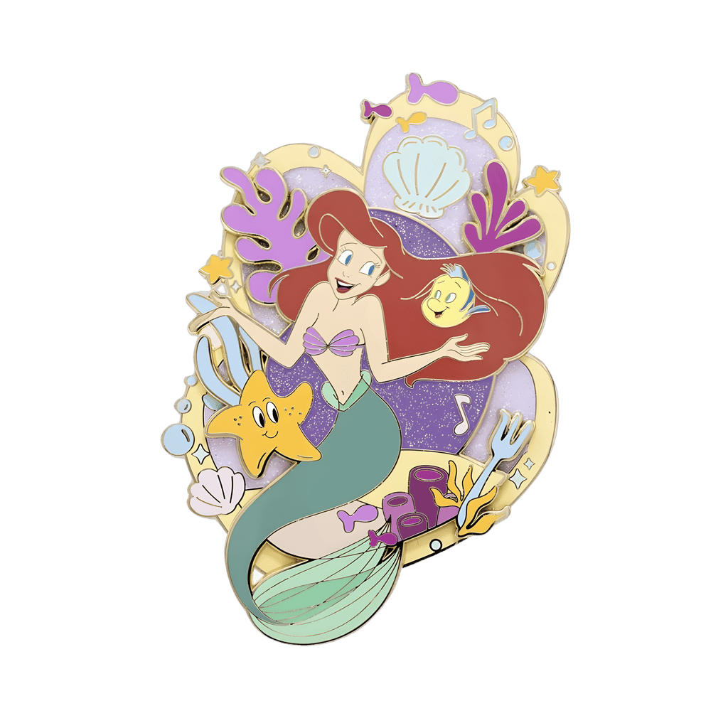 Pink a la Mode Ariel Melodic Mermaid Jumbo LE 200 Disney pin