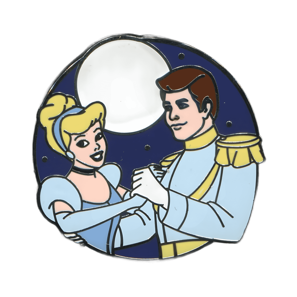 Prince Charming and Cinderella Disney pin