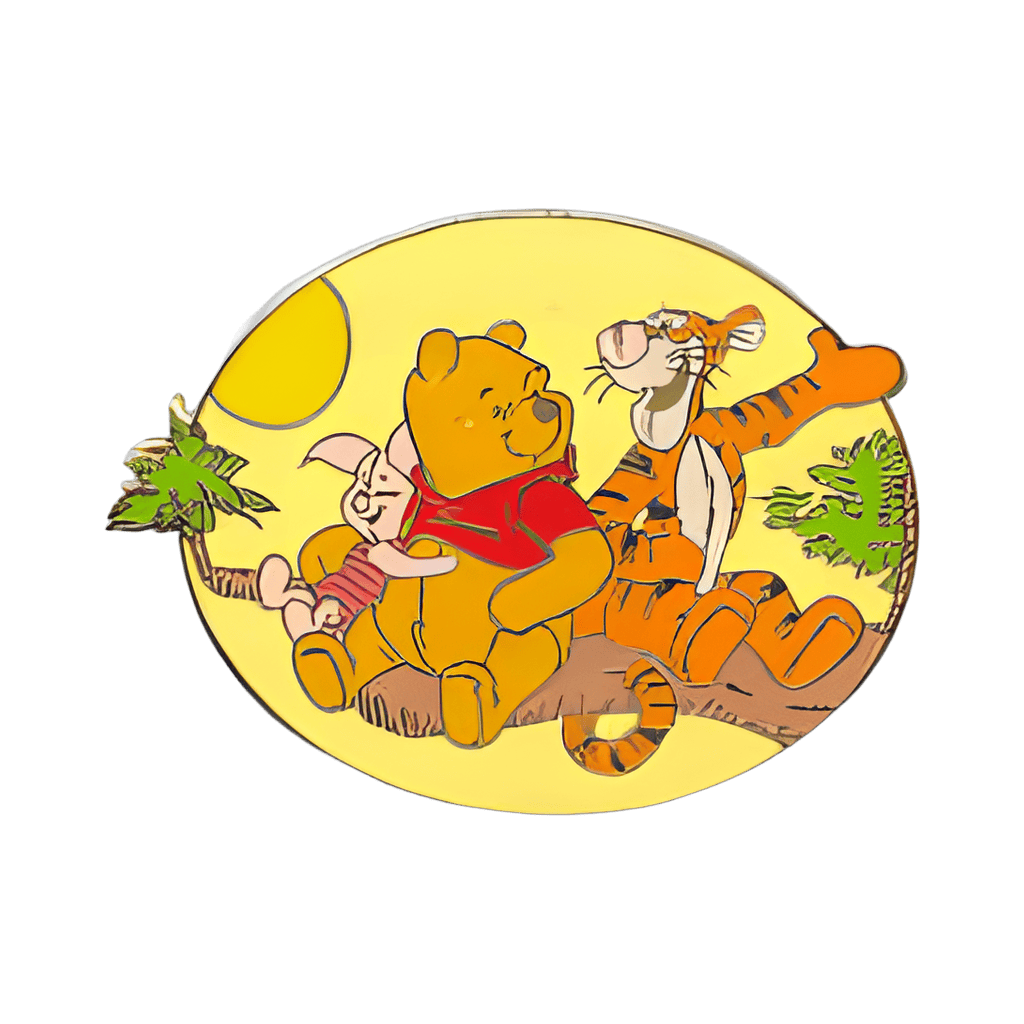 Winnie the Pooh & Friends on Tree Branch Disney pin