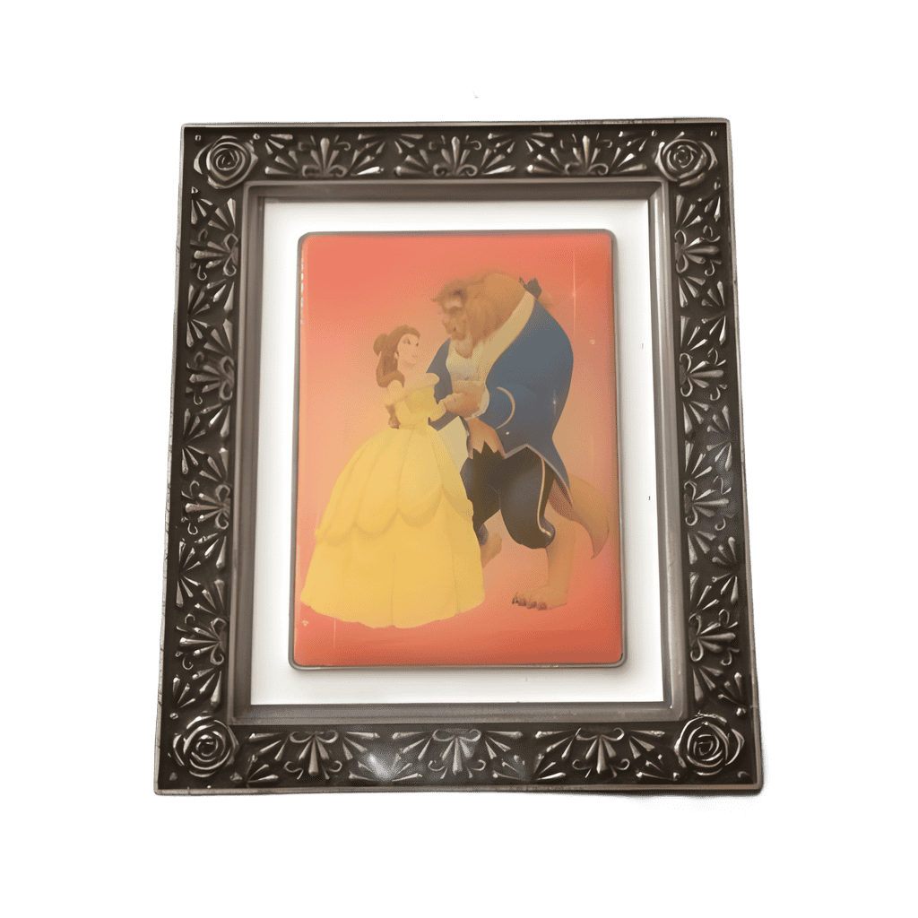 Beauty and the Beast Portrait & Easel Pin Disney pin