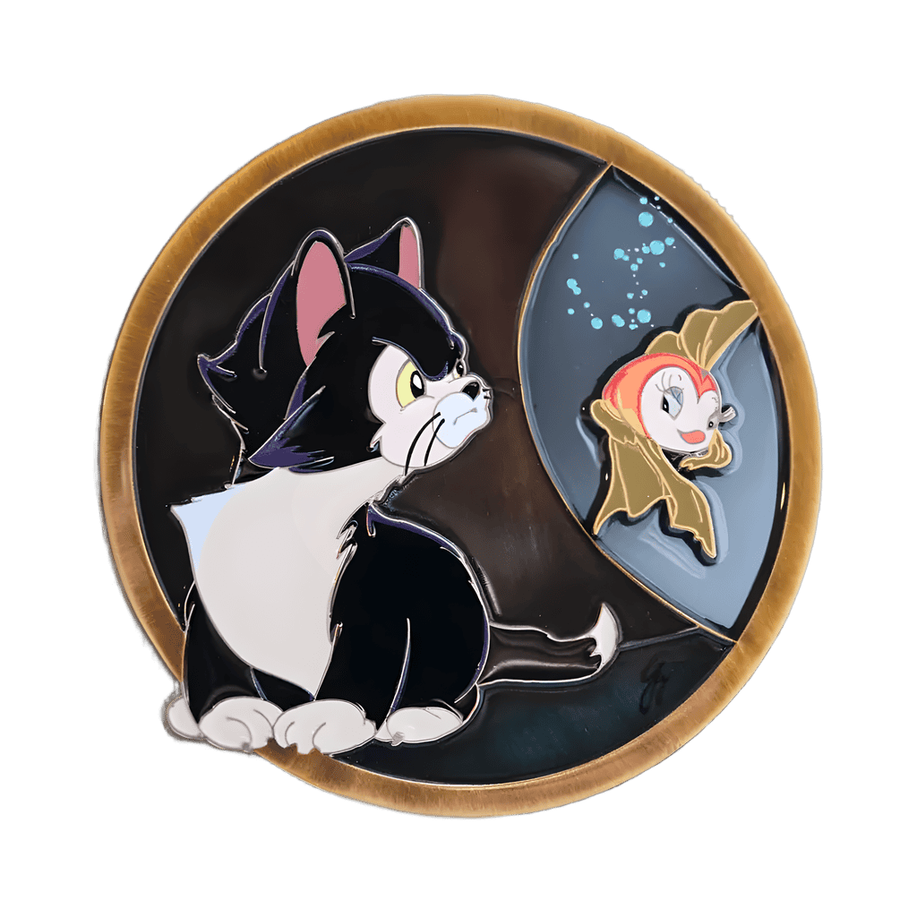 Cleo’s Glee - Figaro and Cleo Disney pin