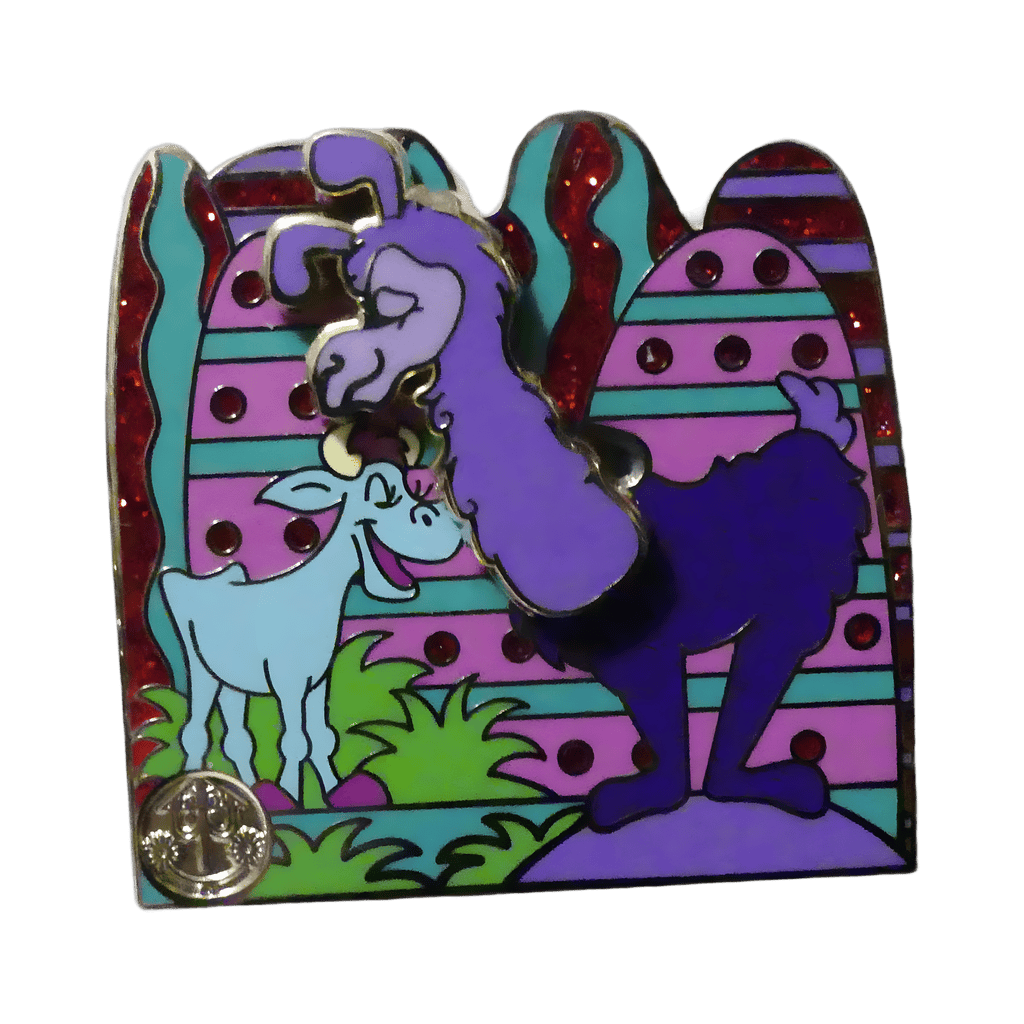 Llama and Cow Disney pin