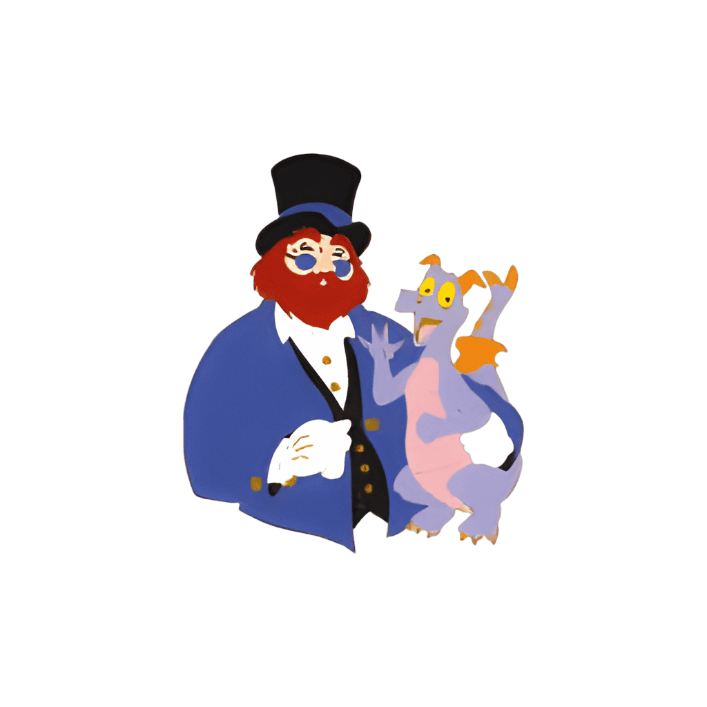 Dreamfinder and Figment Disney pin