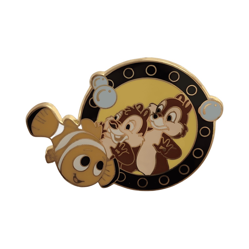 Chip and Dale on Nemo's Submarine Voyage Disney pin