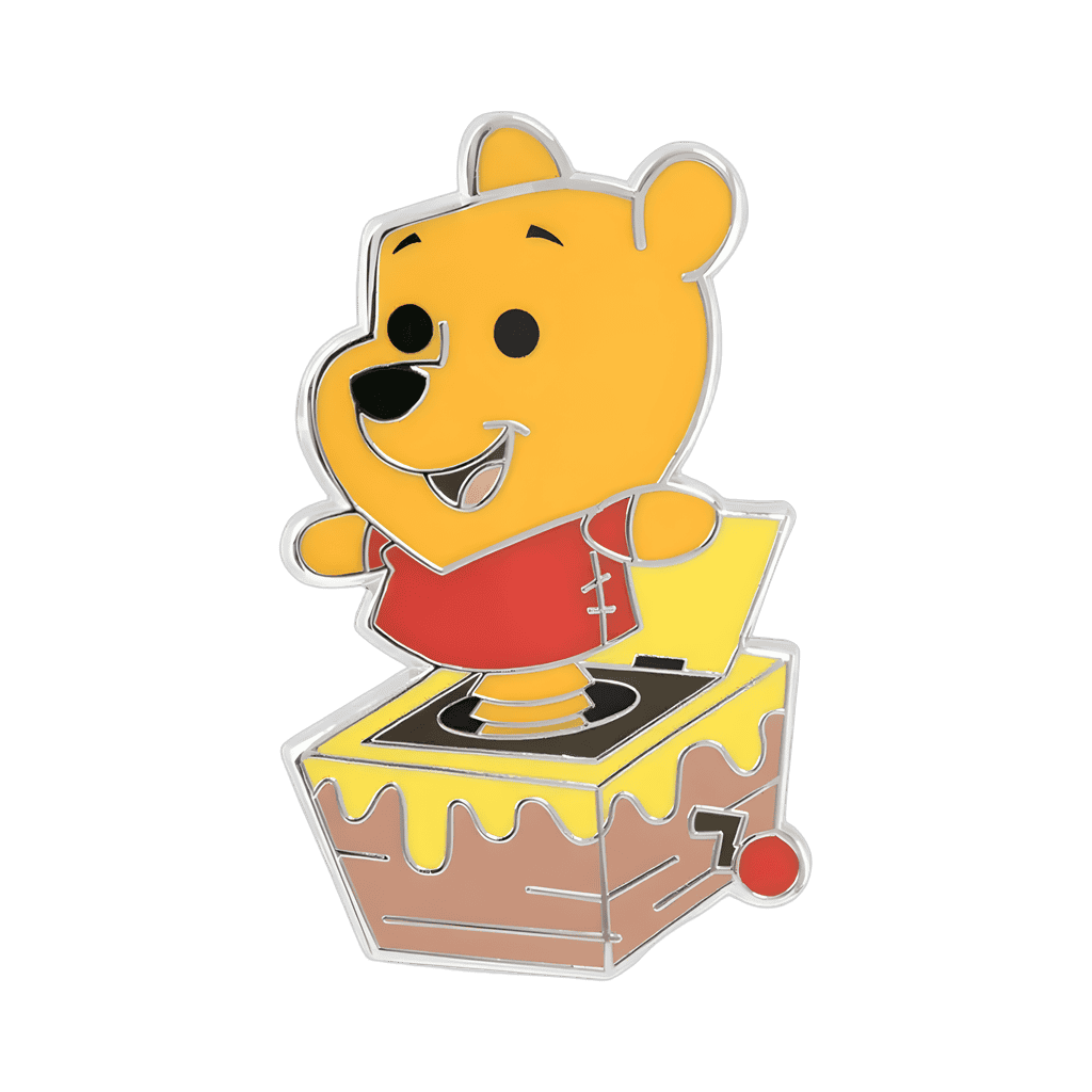 Pooh-in-a-box Disney pin