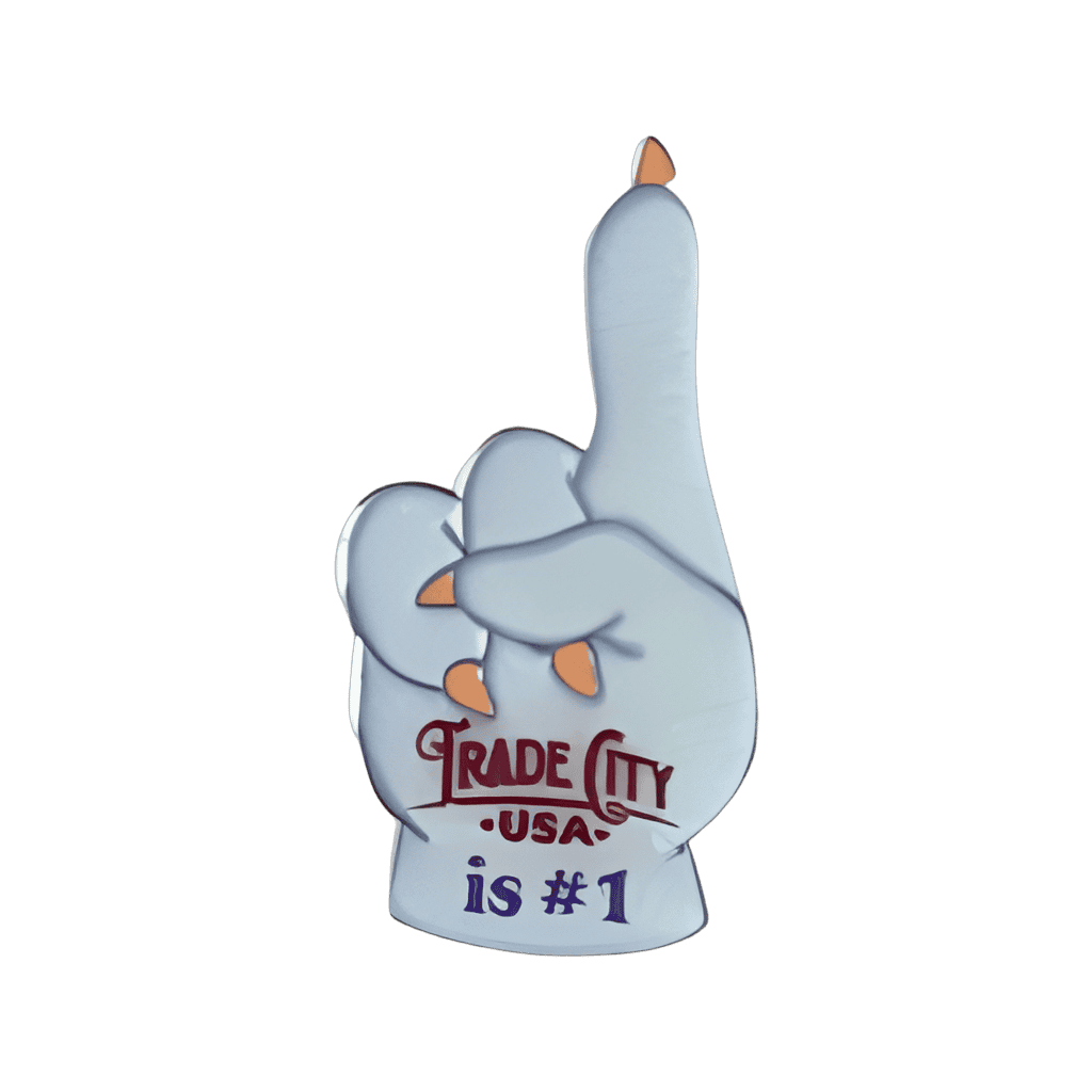 Foam Finger Disney pin