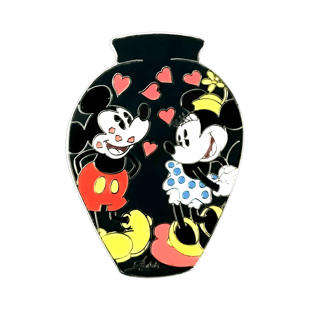 Mickey & Minnie Mouse Vase Disney pin