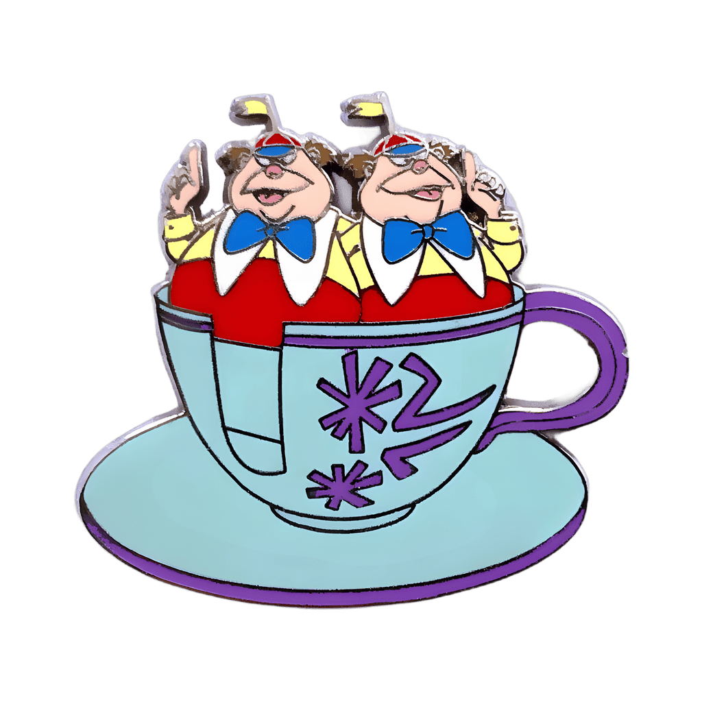Tweedledee and Tweedledum Mad Tea Party Disney pin