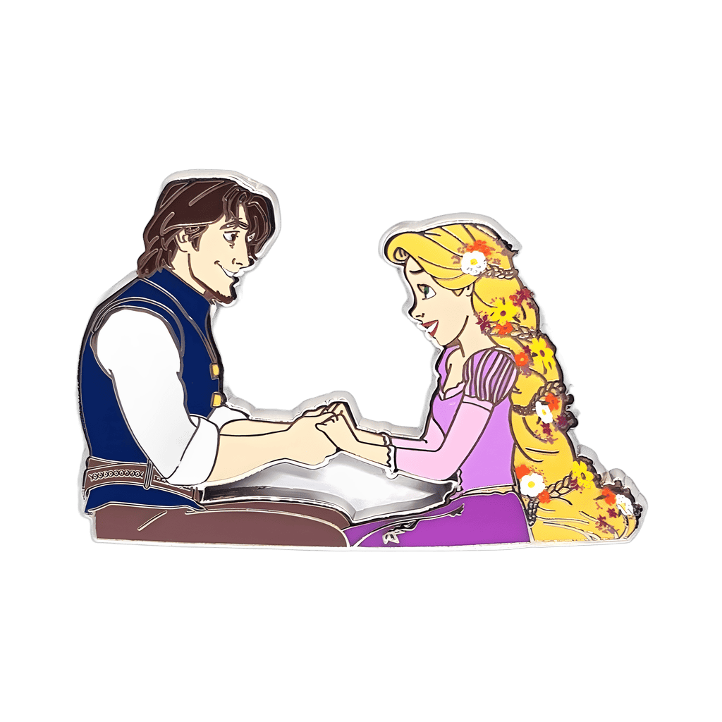Tangled Silver Disney pin