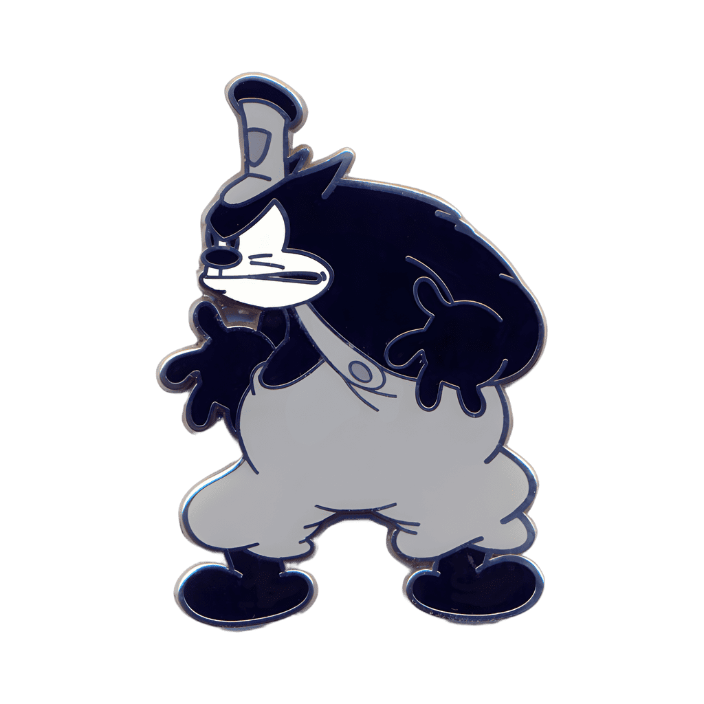 Pete from Steamboat Willie Disney pin
