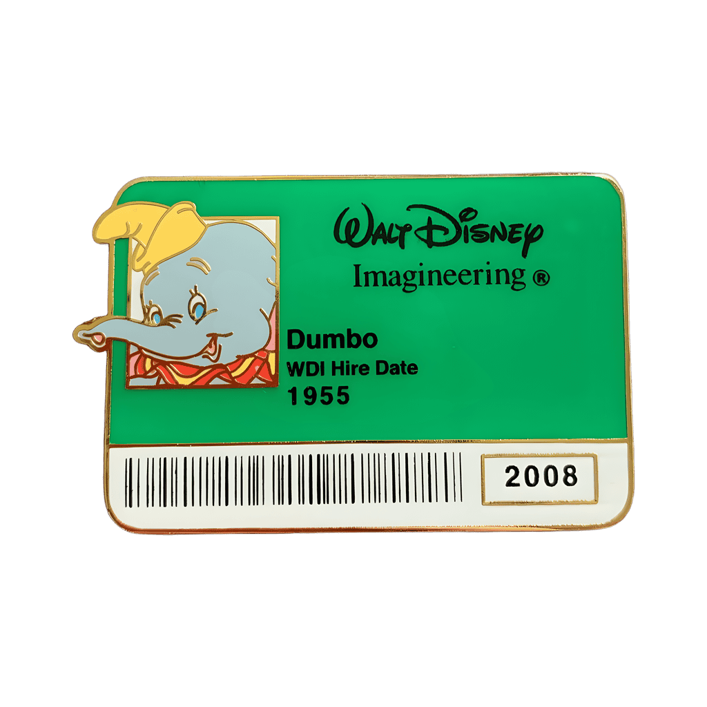 Dumbo ID Badge Disney pin