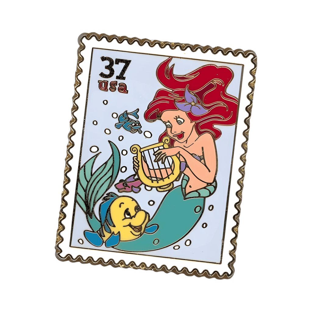 Ariel and Flounder Disney pin