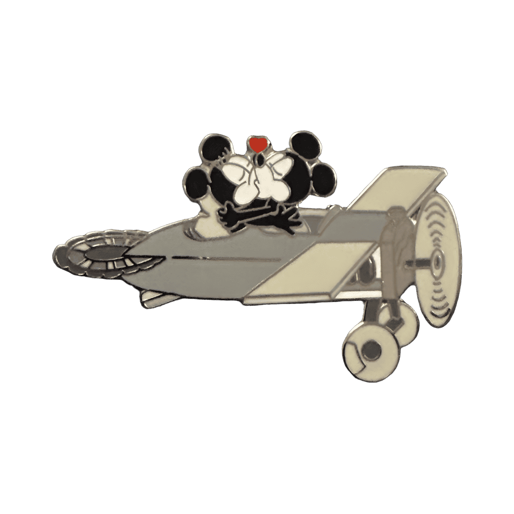 Plane Crazy Mickey and Minnie Disney pin