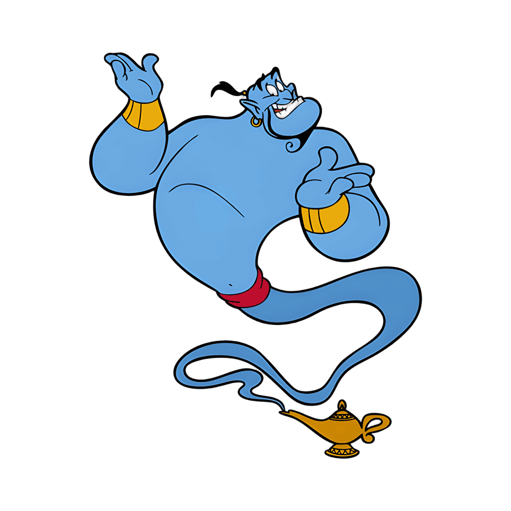 Genie (Glow-in-the-Dark) #X77 Disney pin