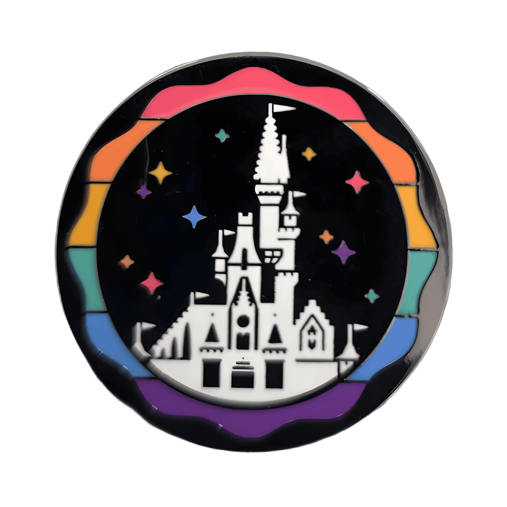 Pride Cinderella Castle Disney pin
