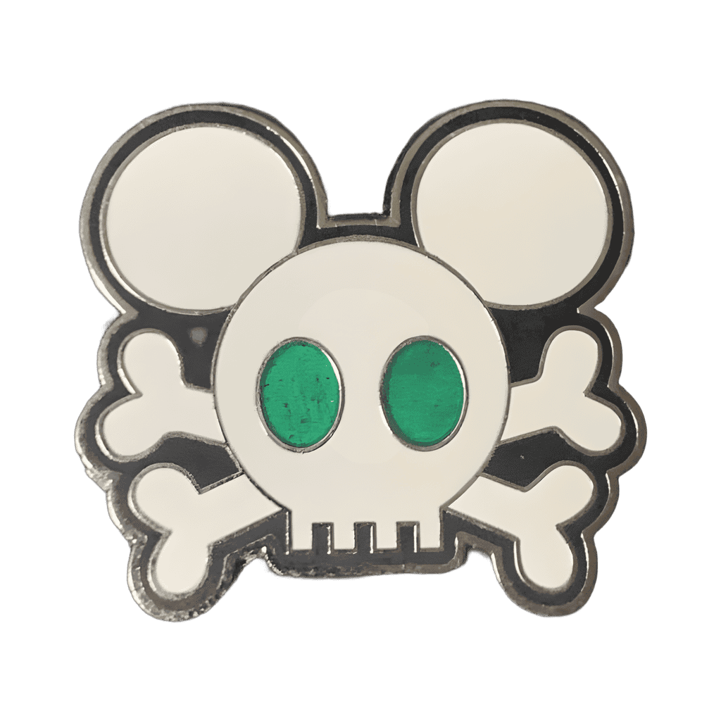 Mickey Mouse Skull and Crossbones Disney pin