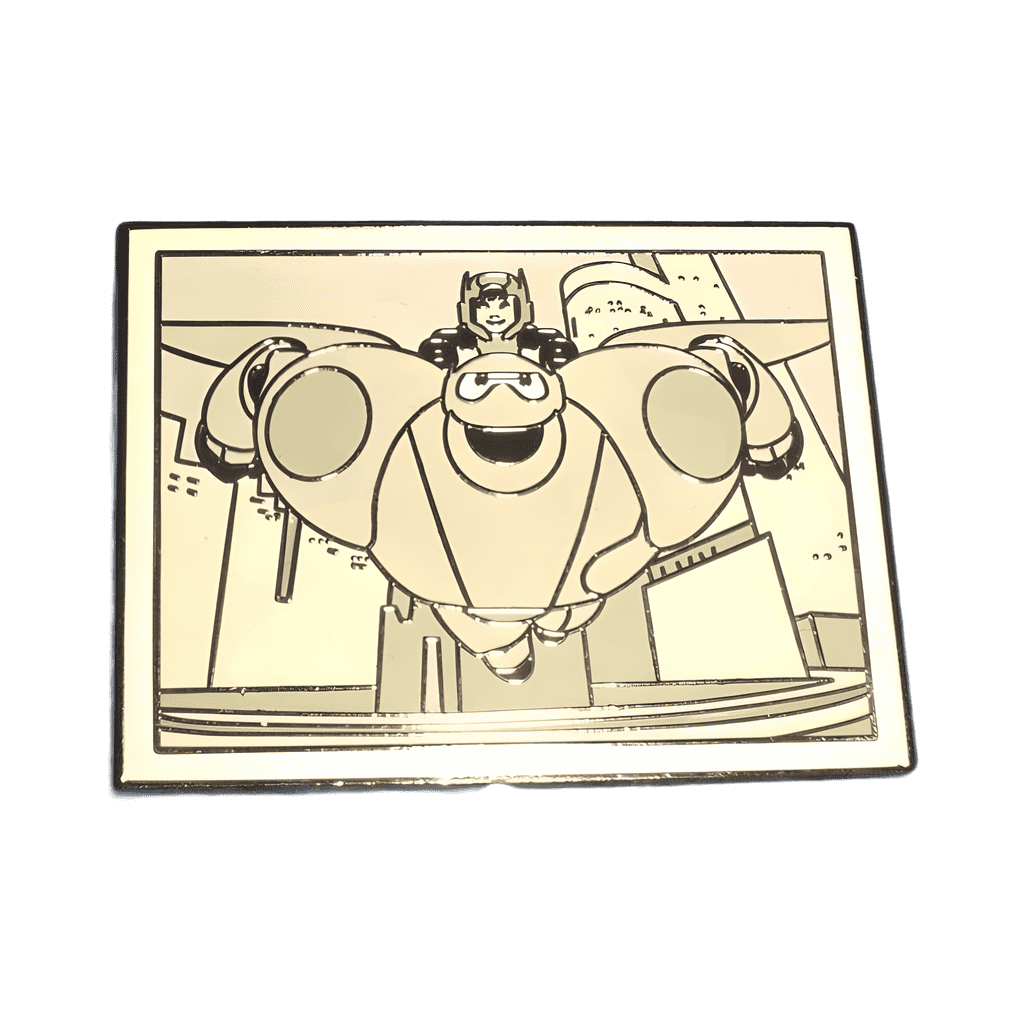 Hiro and Baymax in Armor CHASER Disney pin