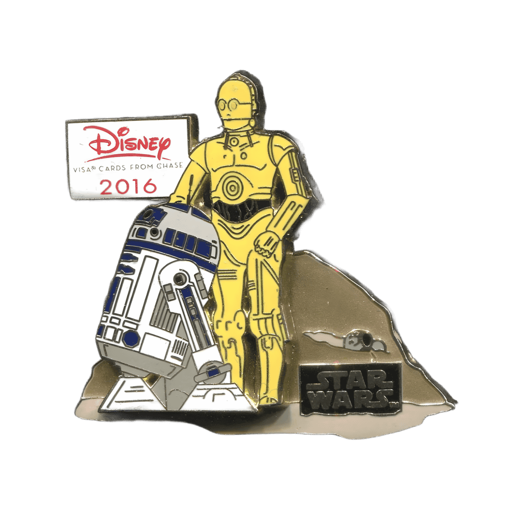 CHASE VISA EXCLUSIVE R2-D2 and C-3PO Disney pin