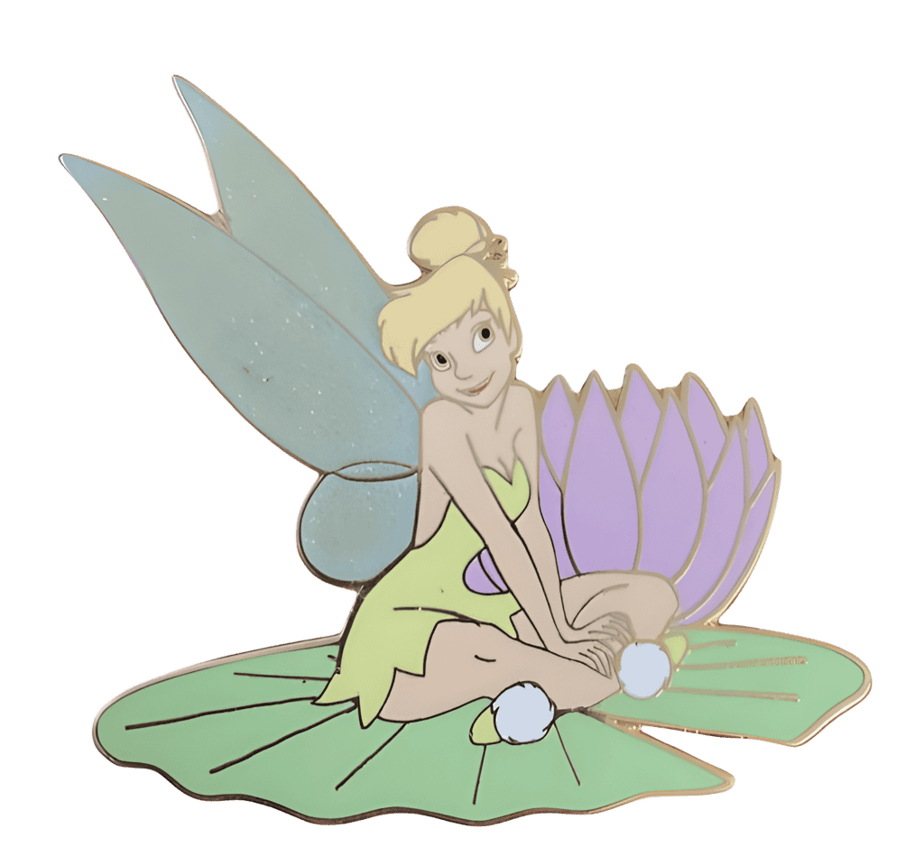 Tinker Bell on Lily Pad Disney pin