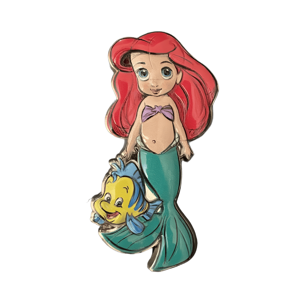 Ariel and Flounder Disney pin