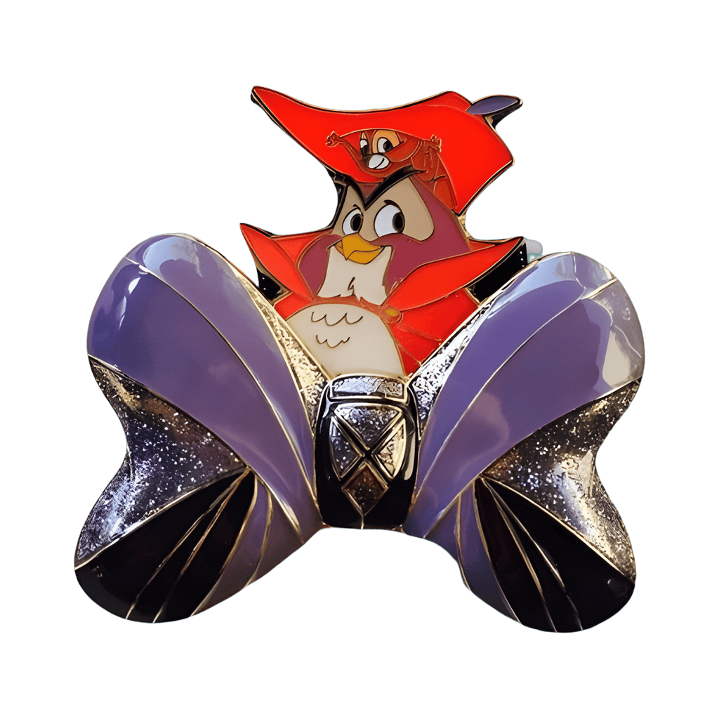“Sleeping Beauty” Owl and Squirrel Disney pin