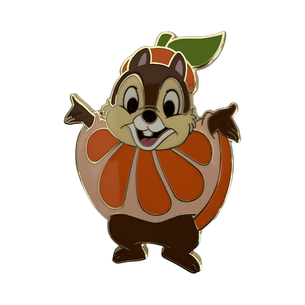 Chip Dressed as Orange Disney pin