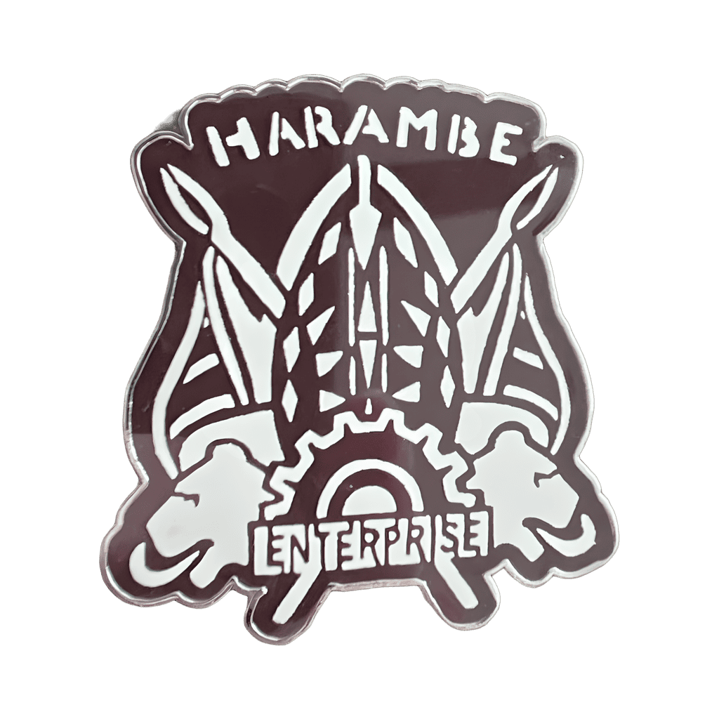 Kilimanjaro Safaris Baseball Cap 4-Pin Set — Harambe Enterprise (Brown) Disney pin